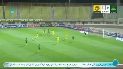 خلاصه بازی شمس آذر 0 - فجرسپاسی 1