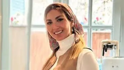 تصویری از دکوراسیون پاییزی منزل همسر بهرام رادان