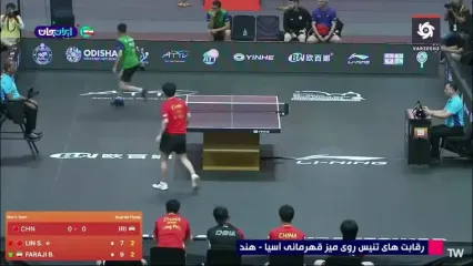 ببینید؛ بنیامین فرجی نفر رنکینگ ۱۳ جهان از کره جنوبی را نیز مانند تنیس‌باز چینی بدرقه کرد!