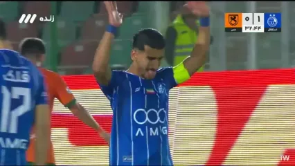 شوت زیبا و فوق العاده دیدنی صالح حردانی/ نفس خطیبی ایستاد