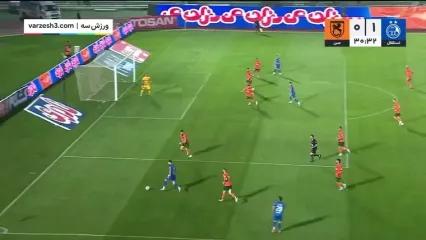 خلاصه بازی استقلال 1 - مس رفسنجان 0/ آسانی دوباره ناجی استقلال شد!