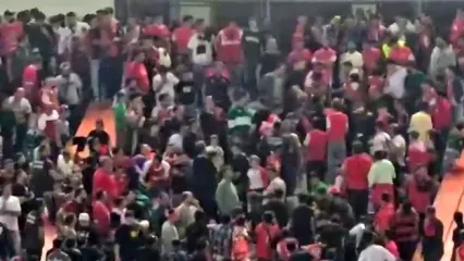 حمله فیزیکی لیدرهای حامی درویش به طرفداران!