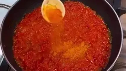 املت با پنیر پیتزا