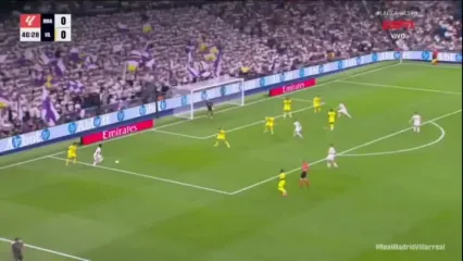 ویدیو: گل اول رئال مادرید به ویارئال توسط وینیسیوس جونیور