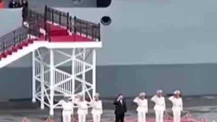 هشدار کیم به دشمنان با ناوشکن ۵ هزار تُنی