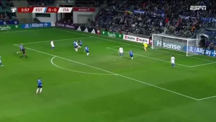 ویدیو: گل اول ایتالیا به استونی توسط مویزه کین