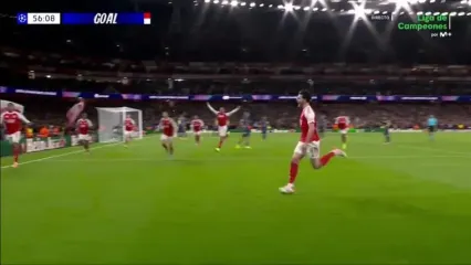 ویدیو: گل اول آرسنال به اتلتیکو مادرید توسط گابریل