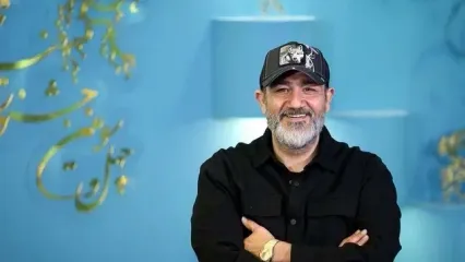 مهران غفوریان از بالای دکور برنامه سقوط کرد