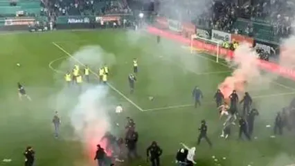 پرتاب نارنجک دربی فوتبال اسرائیل را به تعطیلی کشاند