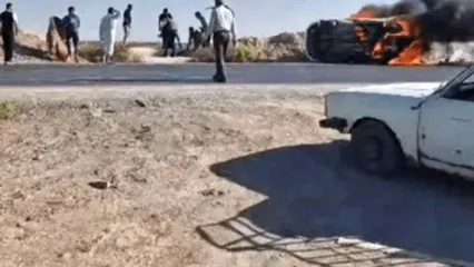 تصادف شدید ساینا با خط انتقال آب