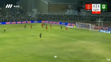 گل دوم خیبر توسط عیسی مرادی در دقیقه 96 /خیبر خرم آباد2 پرسپولیس1
