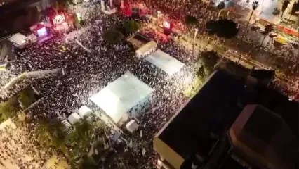 تظاهرات گسترده در تل‌آویو برای پایان جنگ