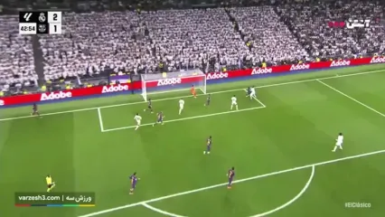 خلاصه بازی رئال مادرید 2 - بارسلونا 1