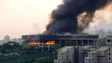 آتش ساختمان شیشه‌ای صداوسیما؛ می‌شد خاموش شود اما باقی ماند