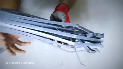 آموزش ساخت یک لوستر زیبا با استفاده از لوله پلیکا به روش اندونزیایی ها