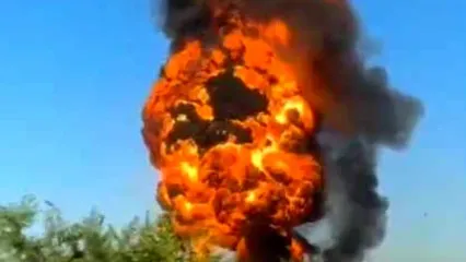 انفجار ترسناک یک پمپ‌‌بنزین در اربیل عراق