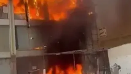 آتش‌سوزی مجتمع اطلس درگهان مهار شد