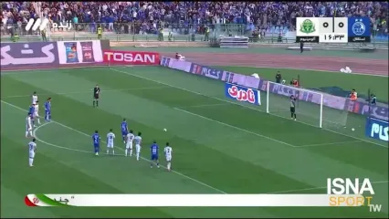 گل اول استقلال به آلومینیوم توسط آسانی