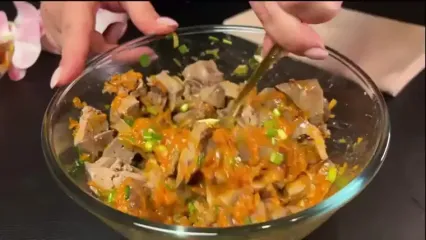 ببییند| طرز تهیه یک غذای ساده و جدید با 500 گرم جگر مرغ به روش آلمانی ها