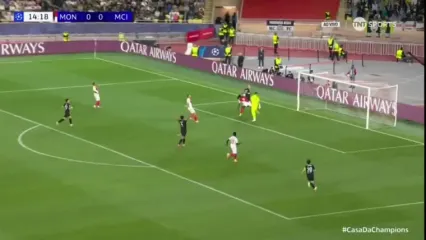 ویدیو: گل اول منچسترسیتی به موناکو توسط هالند