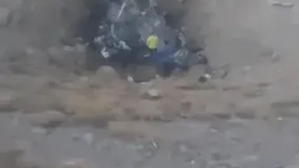 اولین تصویر از محل سقوط بالگرد هلال احمر اشترانکوه