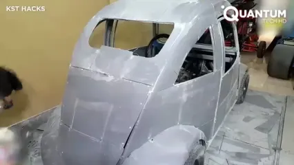 ببنیید| مراحل شگفت انگیز ساخت یک فولکس قورباغه ای دست ساز در چین