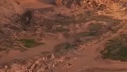 رنگین کمان بر فراز سواحل هرمزگان