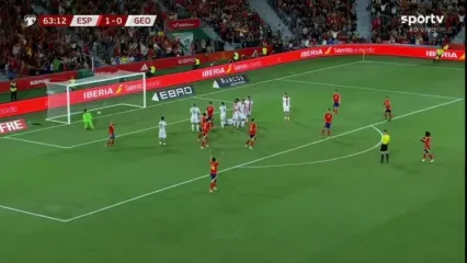 ویدیو: گل دوم اسپانیا به گرجستان توسط اویارزابال