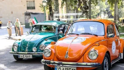 فولکس های رنگی دوباره در جاده چالوس