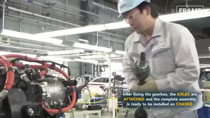 نگاهی به خط تولید اتوبوس های هیدروژنی تویوتا