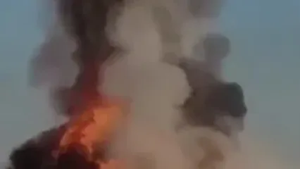 لحظه اولیه انفجار هولناک دیروز در پمپ بنزین اربیل عراق