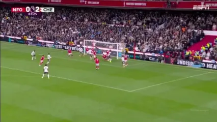 ویدیو: گل سوم چلسی به ناتینگهام فارست توسط ریس جیمز