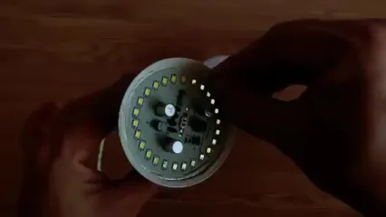 چگونه با کمک سنجاق قفلی، لامپ LED سوخته را تعمیر کنیم؟