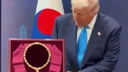 اعطای بالاترین نشان غیرنظامی کره‌جنوبی به دونالد ترامپ