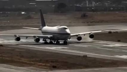 تیک‌آف قدرتمند بوئینگ 747 ایران