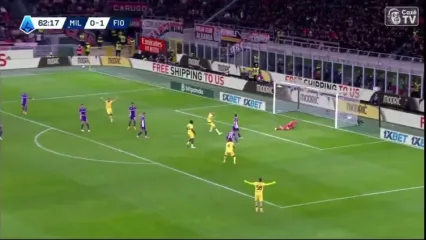 ویدیو: گل اول میلان به فیورنتینا توسط لیائو