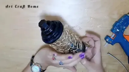 نحوه ساخت یک فانوس تزئینی با استفاده از ظرف شیشه ای