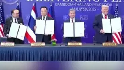 ترامپ تایلند و کامبوج را آشتی داد