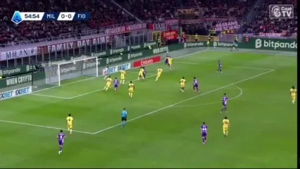 ویدیو: گل اول فیورنتینا به میلان توسط گوزنس