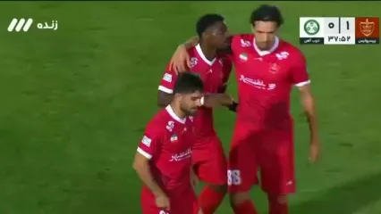 حرکت غیرمنتظره مهاجم پرسپولیس پس از گلزنی