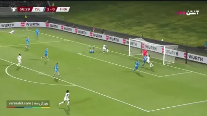 خلاصه بازی ایسلند مقابل فرانسه را ببینید