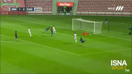 گل دوم ایران به تانزانیا توسط محبی