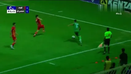 خلاصه بازی فولاد 0 - شمس آذر قزوین 1