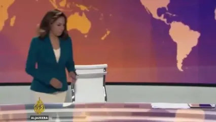 حضور موش در پخش زنده تلویزیونی الجزیره در لندن، باعث وحشت مجری و قطع پخش زنده شد