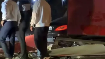 تصادف سنگین رولزرویس و مرسدس بنز CLS در شمال تهران