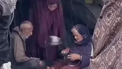 بارش باران در غزه