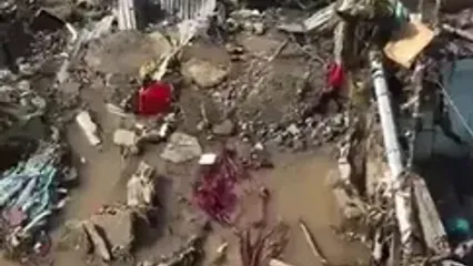 فیلم لحظه وقوع طوفان آخرالزمانی فیلیپین / 66 کشته و 26 گمشده تا الان