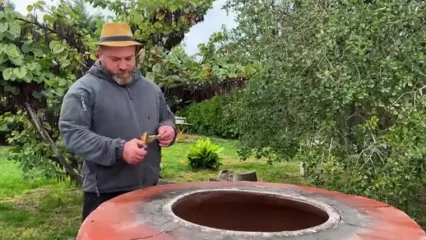 غذای روستایی در آذربایجان؛ کباب مرغ در تنور با روشی متفاوت