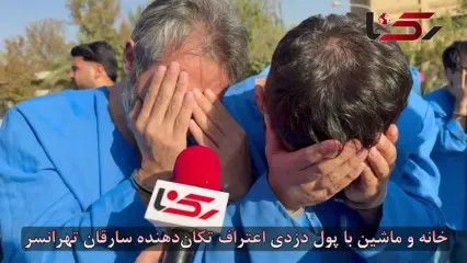 خانه و ماشین با پول دزدی اعتراف تکان‌ دهنده سارقان تهرانسر