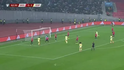 ویدیو: گل چهارم اسپانیا به گرجستان توسط اویارزابال